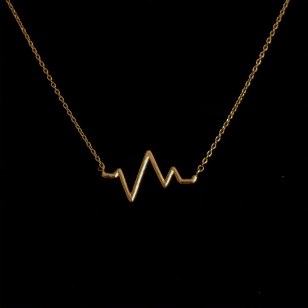 Dainty Heartbeat Pendant
